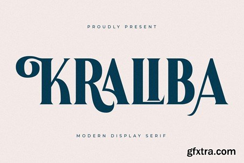 Kraliba Modern Display Serif Font 2XQMC4D