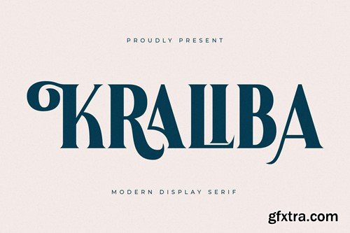 Kraliba Modern Display Serif Font 2XQMC4D