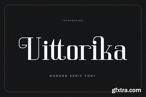 Vittorika Modern Serif Font HHJDDJT