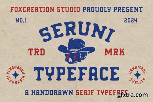 Seruni Handdrawn Typeface QEH5BV8