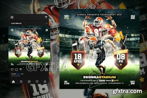 Football Flyer Template TGUKJ7W