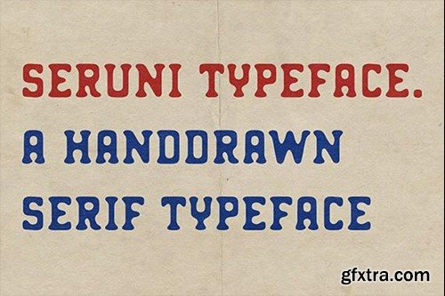 Seruni Handdrawn Typeface QEH5BV8