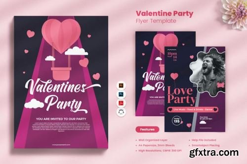 Valentines Day Flyer Design Pack 12 13xPSD