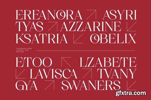 Scarlet Jazz - Classy Ligature Serif 3R37HUD