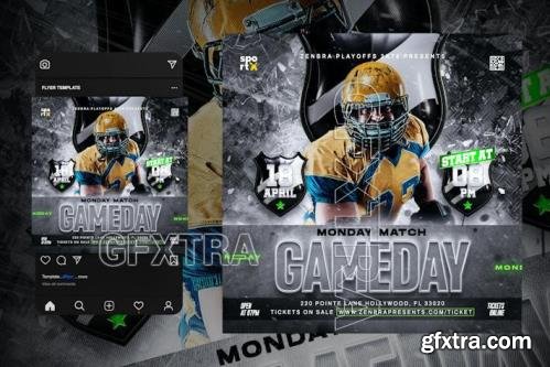 Football Flyer Template KXSNPGF