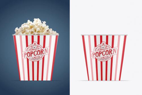 Popcorn Bucket Mockup