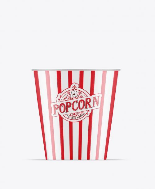 Popcorn Bucket Mockup