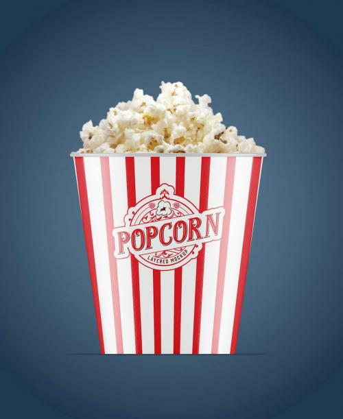 Popcorn Bucket Mockup