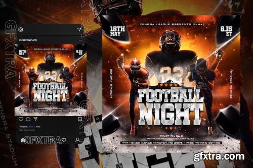 Football Flyer Template 4VNNZFL