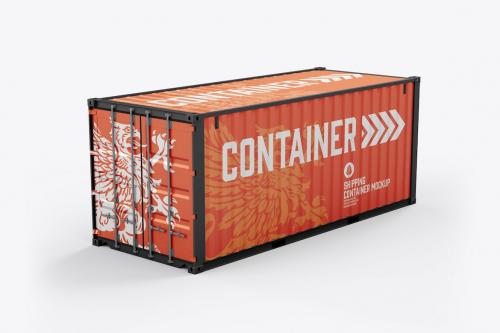 Shipping Container Mockup