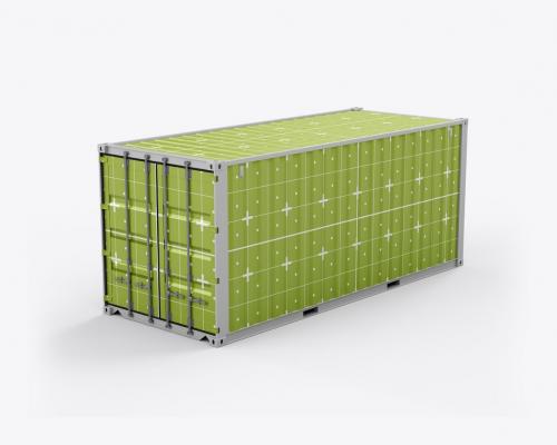 Shipping Container Mockup