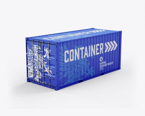 Shipping Container Mockup