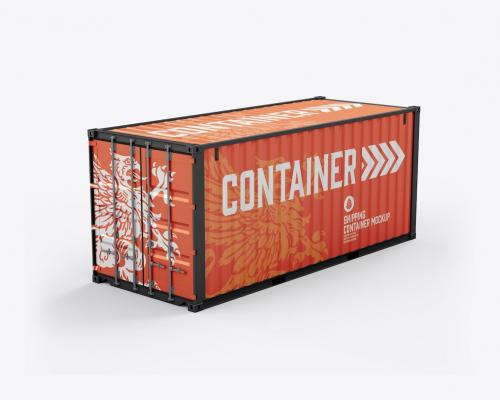 Shipping Container Mockup