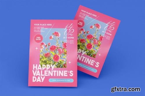 Valentines Day Flyer Design Pack 14 15xPSD