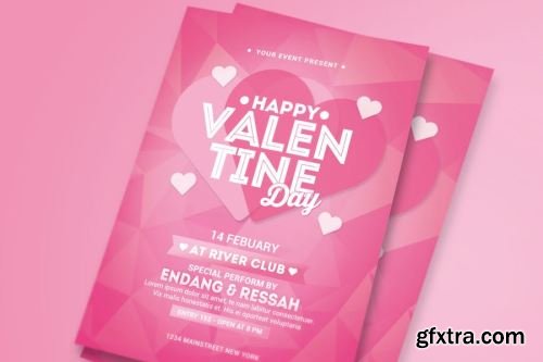 Valentines Day Flyer Design Pack 14 15xPSD