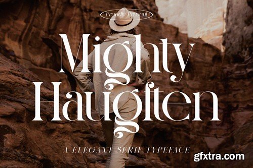 Mighty Haugften Elegant Serif Typeface QUGMY9K