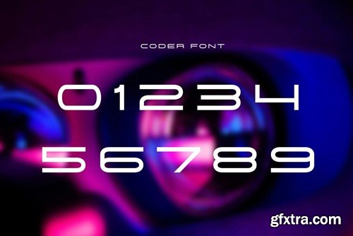 Coder Futuristic Font HGT29K7