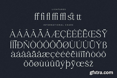 Qestrafin Modern Serif Font UKLTVE4