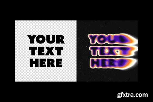 Vivid Melting Text Effect M2YFGLB