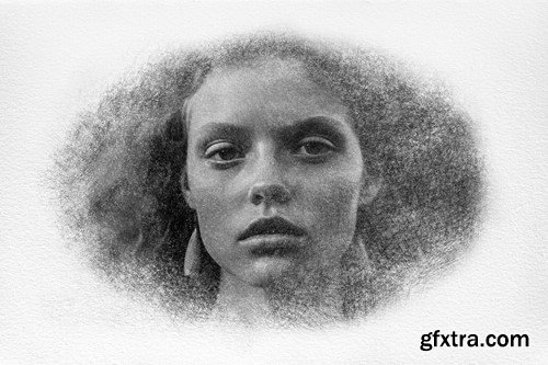 Pencil Drawing Photo Effect 869GNKY