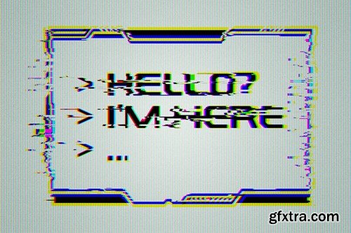 Glitch Screen Text & Logo Effect FJKWQDP