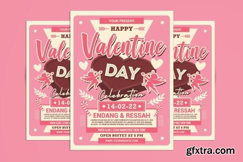 Valentines Day Flyer Design Pack 2 12xPSD