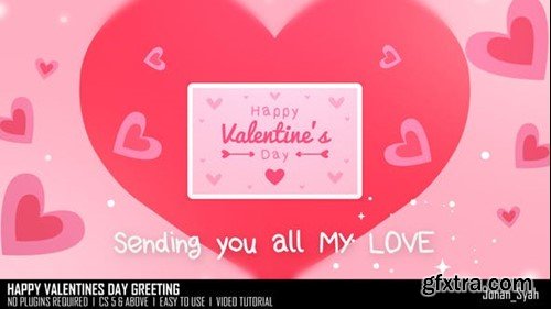 Videohive Happy Valentines Day Greeting 50425403