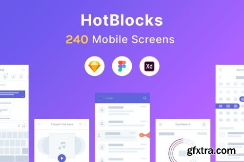 App UI Kit Design Pack 3 12xSKETCH