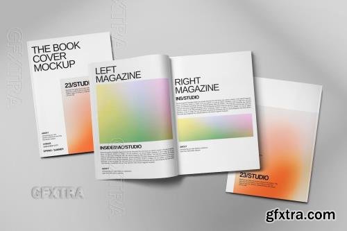 Magazine Set Mockup J2G6P5J