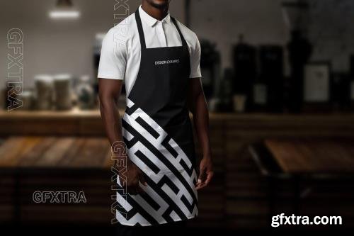 Apron Mockup 9ZZBUW6