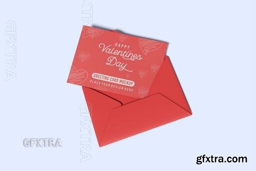 Greeting Card Mockup P9V8FN9