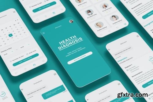 App UI Kit Design Pack 1 15xFIG