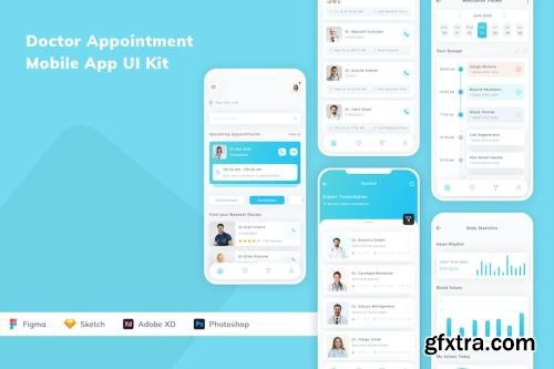 App UI Kit Design Pack 1 15xFIG