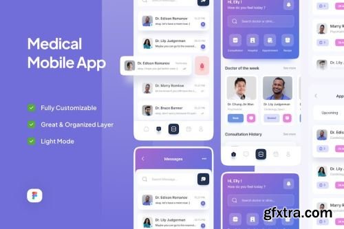 App UI Kit Design Pack 1 15xFIG