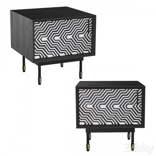 Bedside cabinets with LoftConсept inlay