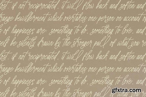 Amorthena Fregoontte Monoline Elegant Script Font U2H433V