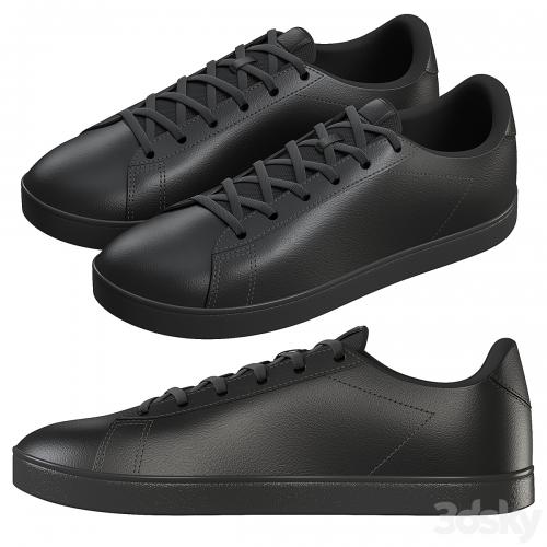 Leather Shoes Black and White