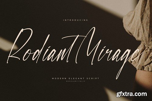 Rodiant Mirage Modern Elegant Serif Font MCVVPDU