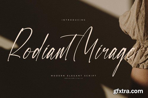 Rodiant Mirage Modern Elegant Serif Font MCVVPDU