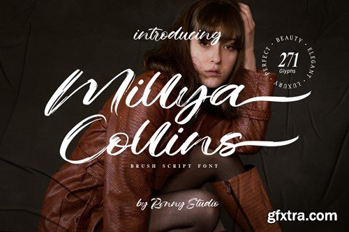 Millya Collins - Brush Script Font Y6Y53VR