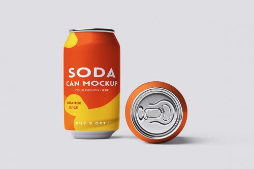 Soda Can Mockup