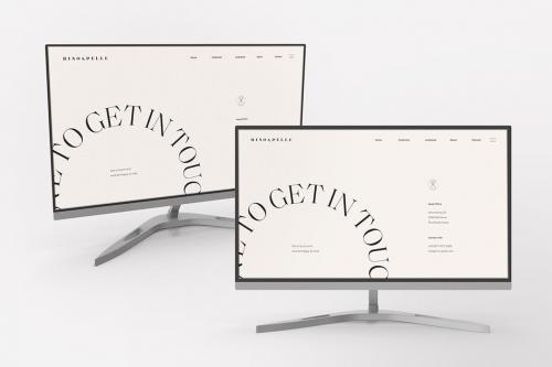 Desktop Monitor Mockup