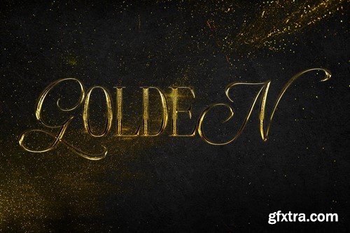 Golden Text Effect NTHQXU7