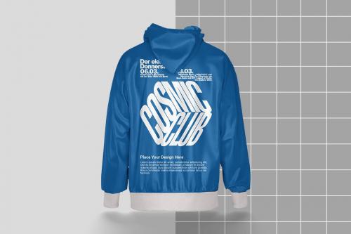 Hoodie Zipper Mockup