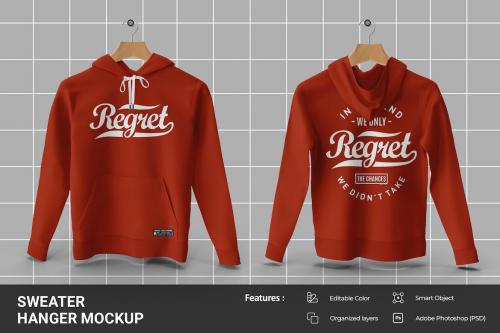 Sweater Hanger Mockup