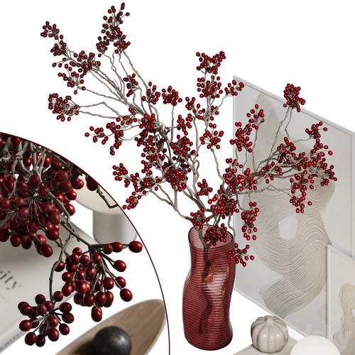 Branches with berries decor set