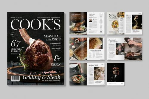 Food Magazine Template