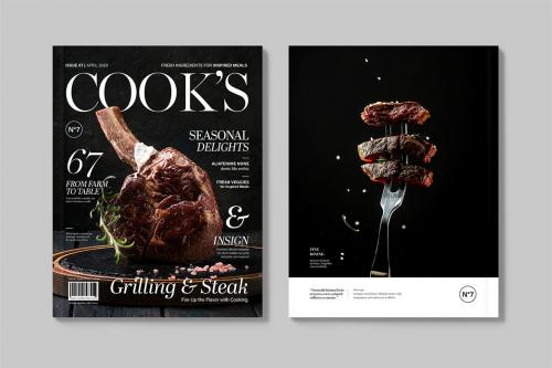 Food Magazine Template