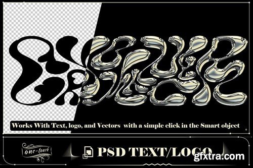 4 PSD Reflection Chrome Text Effect Photoshop K4JBRNA