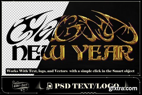 4 PSD Reflection Chrome Text Effect Photoshop K4JBRNA